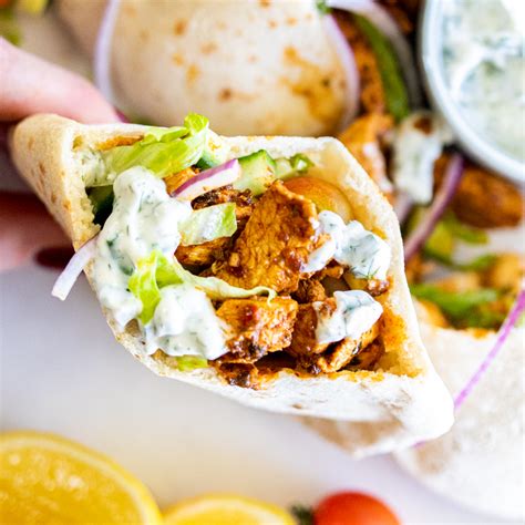 Chicken Stuffed Pita Pockets