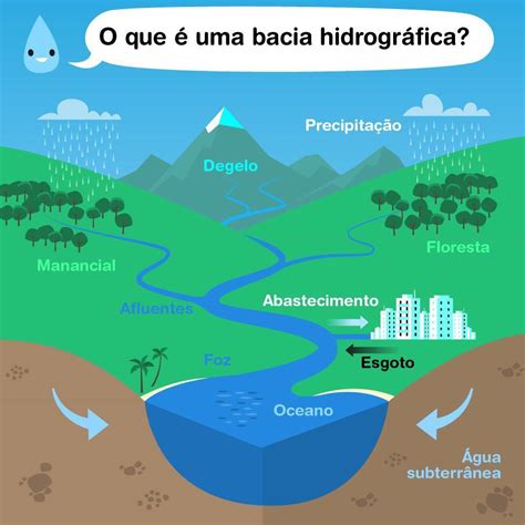 Elementos De Uma Bacia Hidrogr Fica Askschool