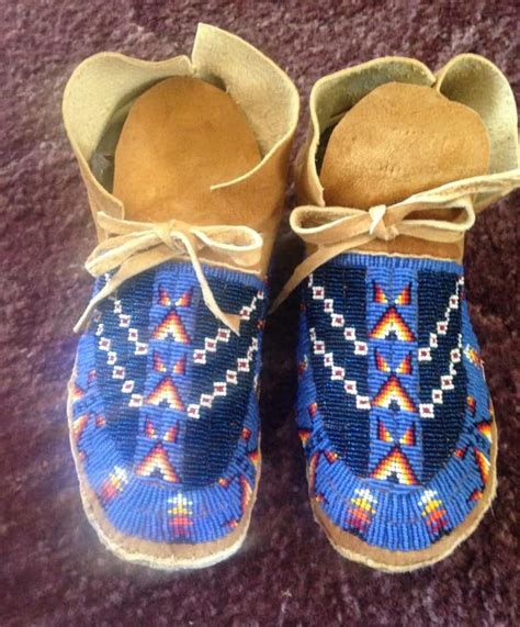 My Mothers Moccasins In 2024 Native Beadwork Bead Sewing Beaded Moccasins