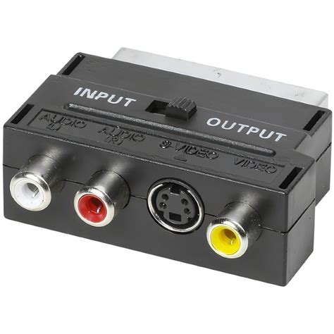 Переходник для кабеля Vivanco SCART папа/3*RCA+S-Video мама (47048 ...