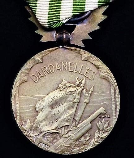 Aberdeen Medals France Dardanelles Gallipoli Medal 1915 Medaille