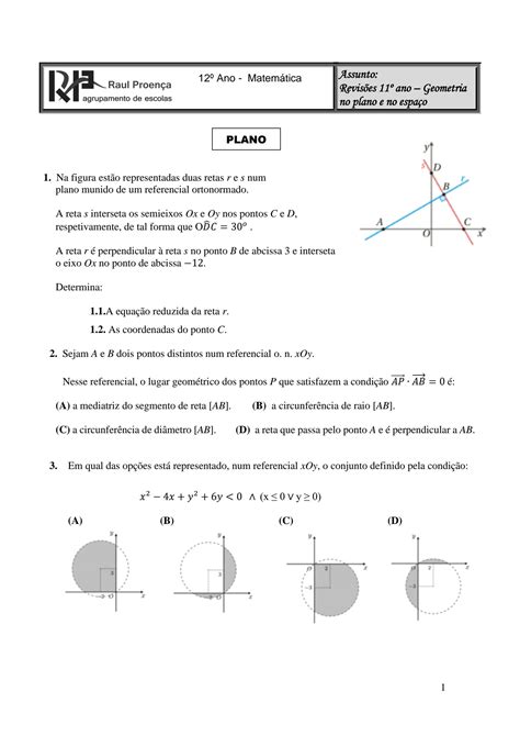 SOLUTION Revis Es Geometria Solu Es Studypool