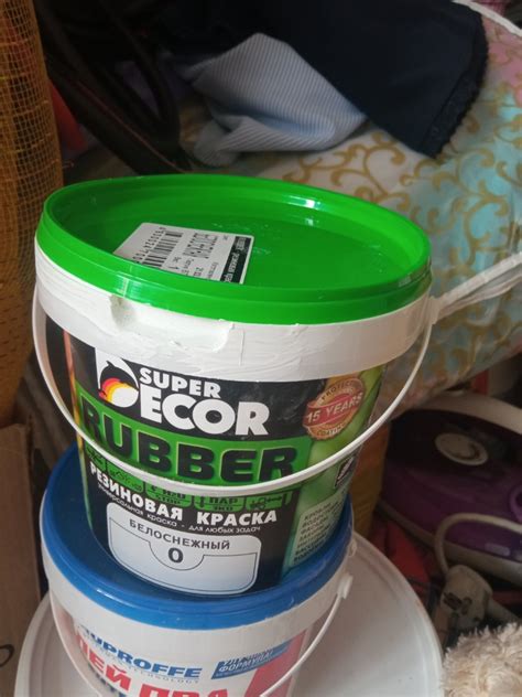 Краска Super Decor Резиновая. Резиновая, Акриловая, Водно-дисперсионная ...