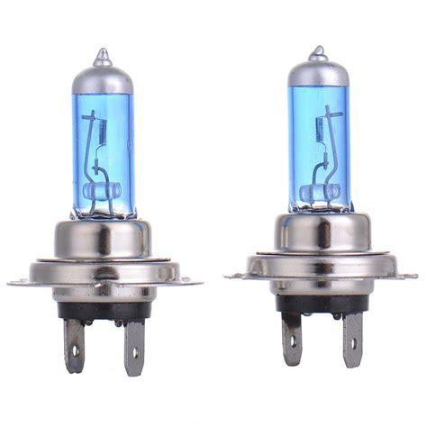 H W V Halogen Bulb Super Xenon White Fog Lights High Power Car