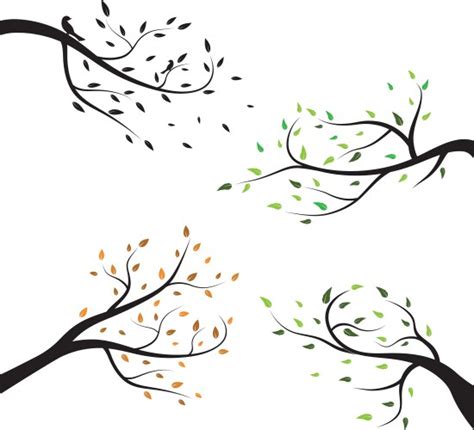Tree Branch Logo Royalty Free Vector Image Vectorstock