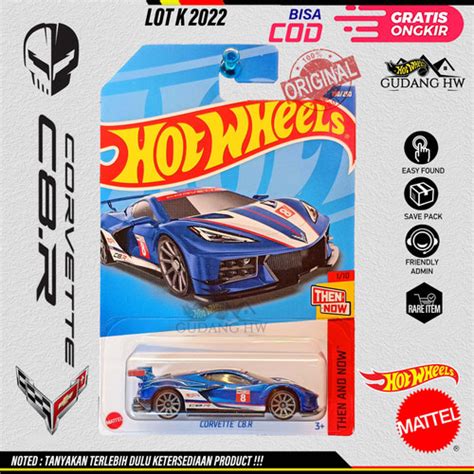 Jual HOT WHEELS CORVETTE C8R BLUE LOT K 2022 Kota Depok GUDANG HW Tokopedia