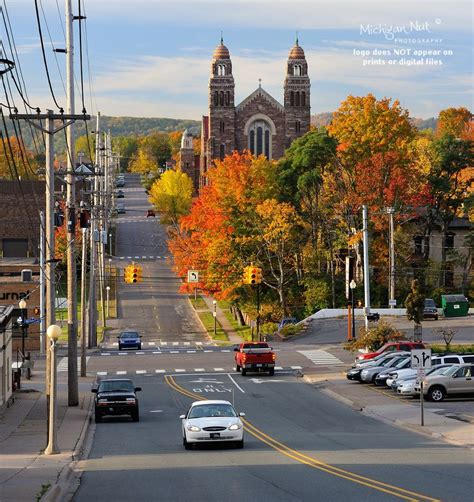 Autumn in Downtown Marquette, Michigan. *Sigh* our colors are late this ...