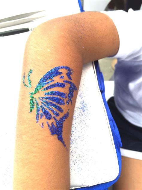 Butterfly Glitter Tattoo Game Master