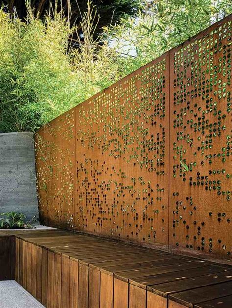 55 idées sympas pour intégrer l acier corten dans votre jardin