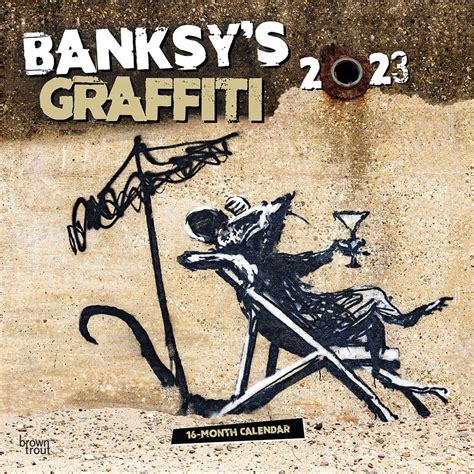 Banksy’s Graffiti | 2023 Square Wall Calendar – BrownTrout