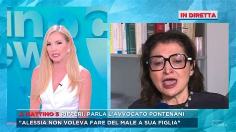 Federica Panicucci Si Scontra In Diretta Con L Avvocato Di Alessia