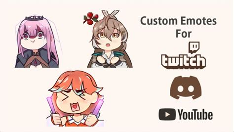 Draw Custom Emotes And Badges By Seraph09 Fiverr