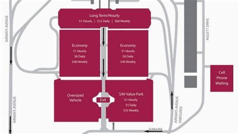 Savannah Airport Terminal Map