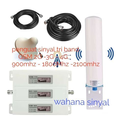 Promo Penguat Sinyal Repeater Gsm Tri Band Mhz G G G