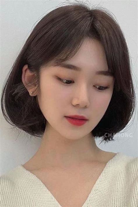 Inspirasi Gaya Rambut Bob Poni Ala Wanita Korea Makin Cantik Dan