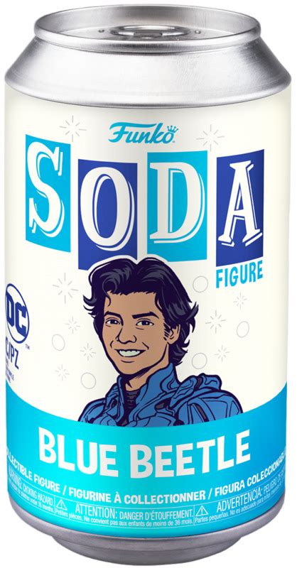 Blue Beetle Soda Vinyl Figure Collector Can At Mighty Ape NZ