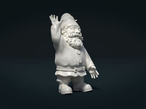 3D Printed Garden Gnome By Skazok Pinshape