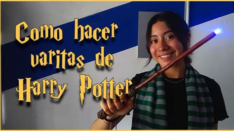 Cómo Hacer Varitas de HARRY POTTER con LUZ DIY Harry Potter Wand s