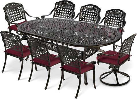 Amazon Vivijason Piece Patio Furniture Dining Set All Weather