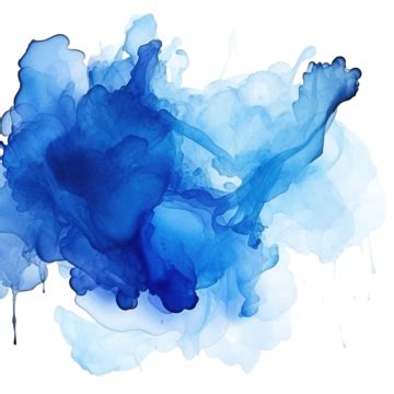 Deep Blue Abstract Background Watercolor Splash Abstract Background