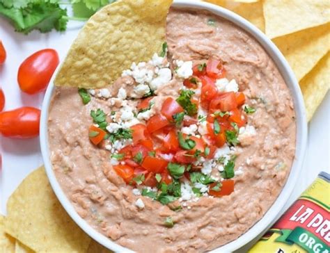 The Best Creamy Bean Dip Recipe Isabel Eats {easy Mexican Recipes}