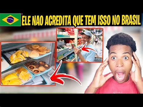 GRINGO FICOU APAIXONADO PROVANDO COMIDA BRASILEIRA PELA PRIMEIRA VEZ