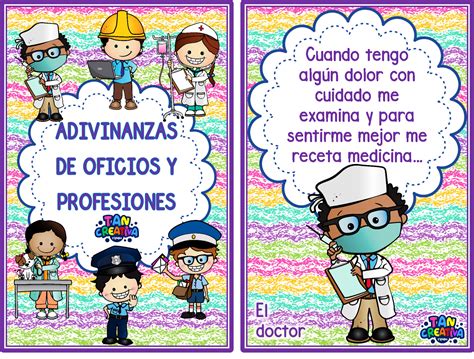 Adivinanzas Oficios Pdf Oficios Y Profesiones Profesiones Para Ni Os