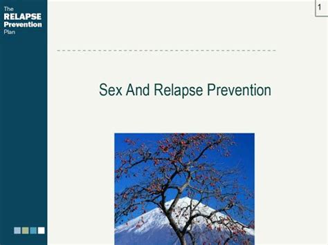 Lesson Sex And Relapse Prevention YouTube