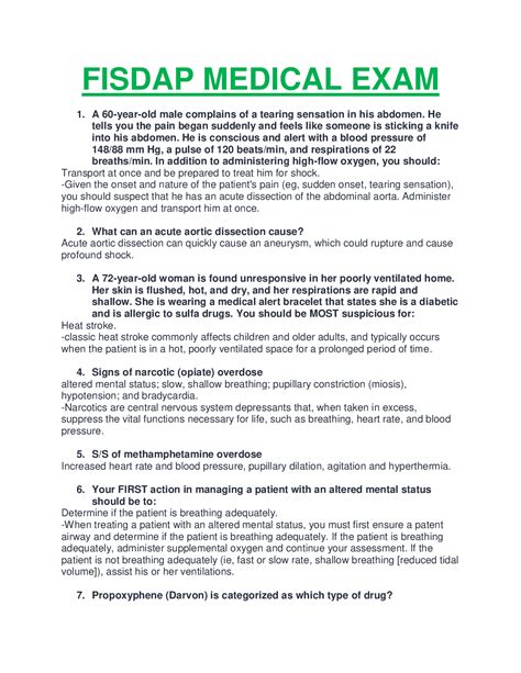 Fisdap Medical Actual 20222023 Exam Questions And Answers Complete Guide To Boost Your Grades