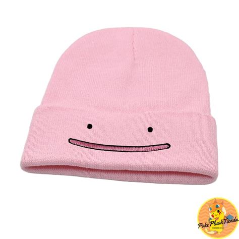 Gorro Ditto rosado Pokémon PokePlush