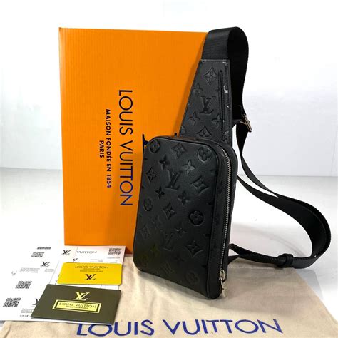 Louis Vuitton Canta Geronimos Erkek Omuz Siyah Monogram Empreinte