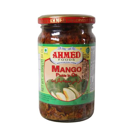 Ahmed Mango Pickle In Oil 330g Spicewayfoods