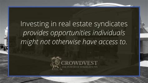 Exploring The Benefits Of Real Estate Syndication Crowdvest Llc