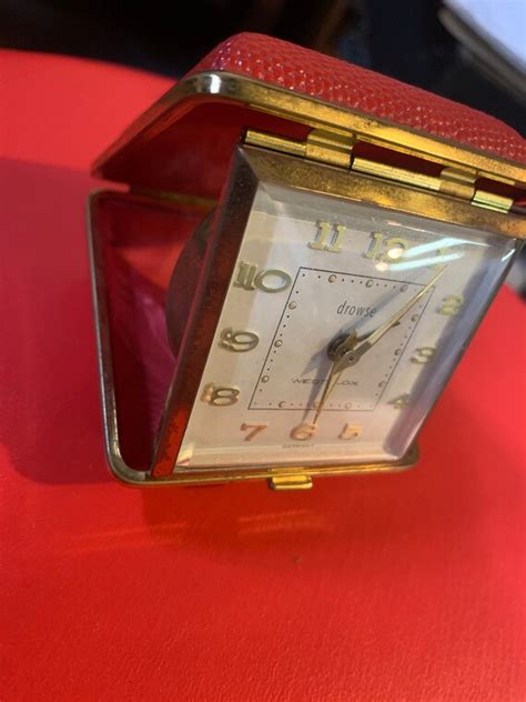 Vintage Westclox Travel Alarm Clock Etsy