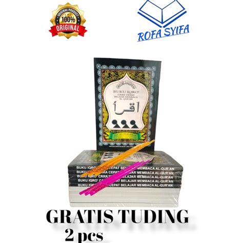 Jual Buku Iqro Bendel Besar Kertas Cd Jilid Sampai Free Kalam Pcs