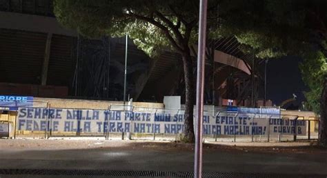 Striscione Curva B Nel Agosto Anni Dalla Fondazione Ssc Napoli