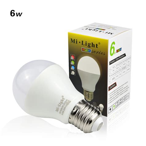 Mi Light 2 4G RF Wifi Control Dimmable 85 265V GU10 E27 4W 6W 9W Smart