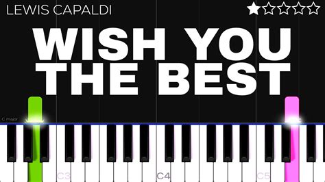 Lewis Capaldi Wish You The Best EASY Piano Tutorial YouTube