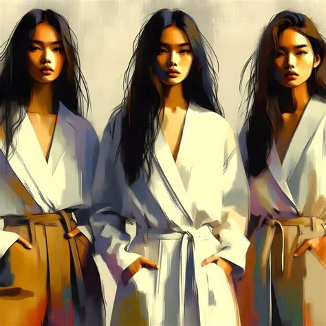Nepali Minimalist Fashion Premium Ai Generated Image