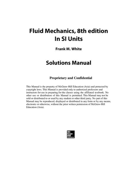 Chapter Turbomachinery Fluid Mechanics Th Edition In Si Units