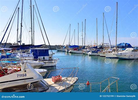 The Port At Jaffa In Israel On A Sunny Day Editorial Stock Image