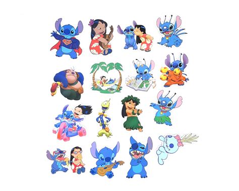 Lilo Stitch Stickers Vinyl Sticker For Laptop Scrapbook Phone