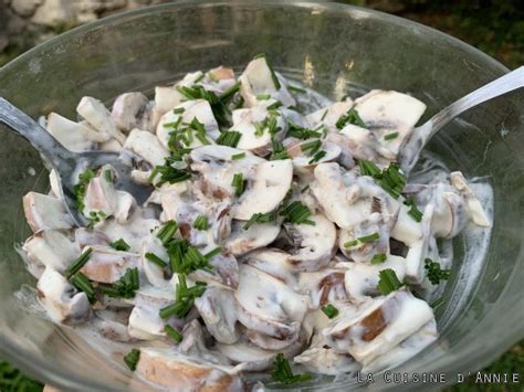 Recette Salade De Champignons De Paris La Cuisine Familiale Un Plat