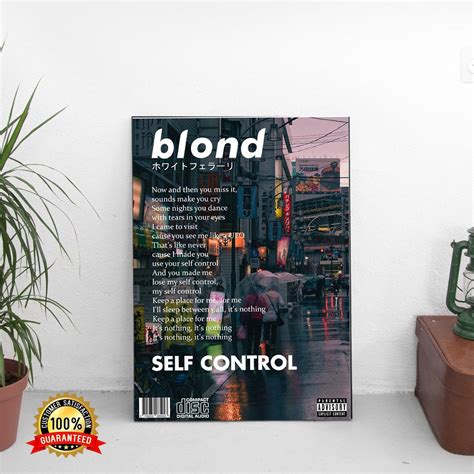 Frank Ocean Posters Blonde Poster Blonde Tracklist Album Etsy