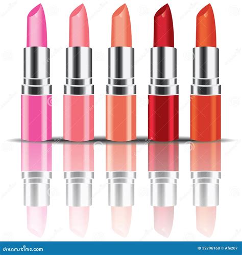 Colorful Lipstick Vector Stock Vector Image Of Pink 32796168