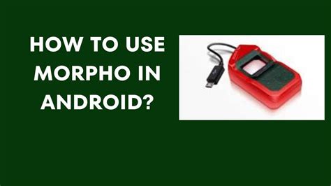 how to install morpho device for android mobile | technical dilip patil - YouTube