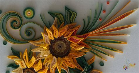 Neli Quilling Art Qulling Card Sunflowers 2