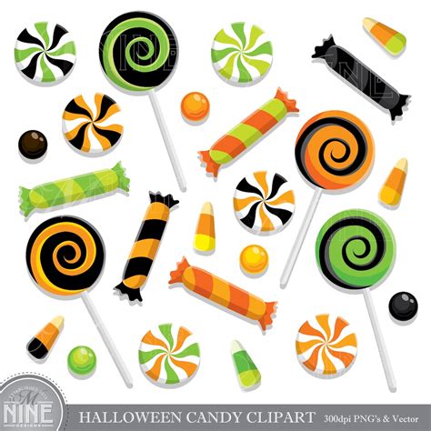 Halloween Candy Clip Art, Halloween Candy Clipart Downloads, Candy ...