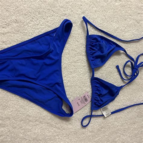 Royal Blue Target Bikini Never Worn Size Small Depop