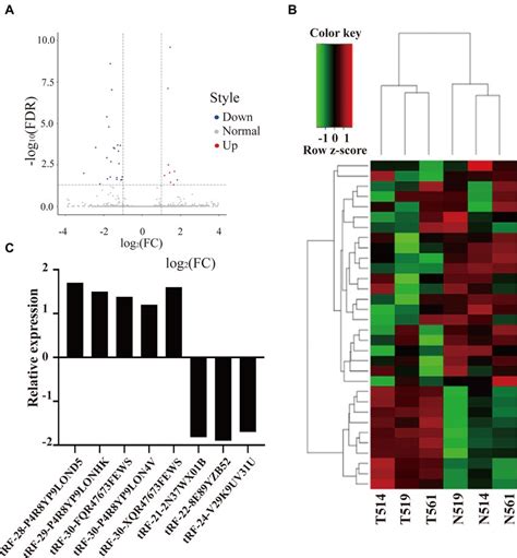 Small Rna Sequencing Analysis Of The Differential Expression Of Trfs